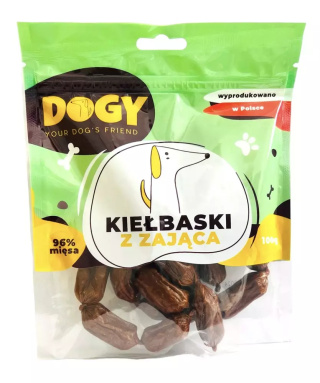 DOGY Kiełbaski z zająca 100 g