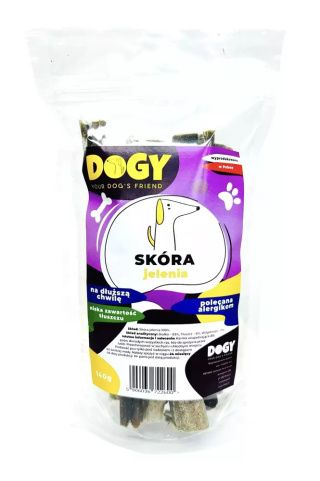 DOGY Skóra jelenia 140 g