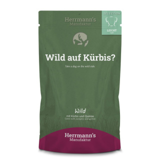 HERRMANN'S Karma mokra dziczyzna z dynią i komosą ryżową 150 g