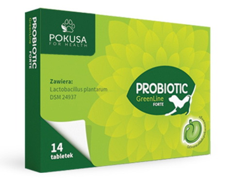 POKUSA Probiotyk greenline forte w tabletkach 14 szt.