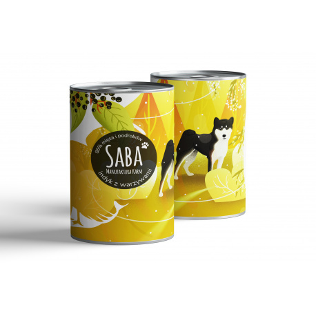 SABA Karma mokra indyk z warzywami 850 g SABA Karma mokra indyk z warzywami 850 g
