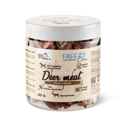 SYTA MICHA 100% liofilizowane mięso z jelenia 80 g