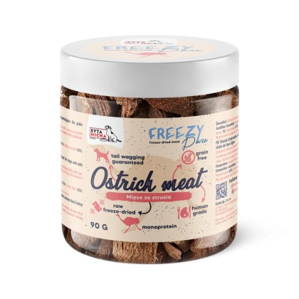 SYTA MICHA 100% liofilizowane mięso strusia 90 g