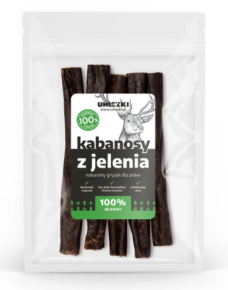 UNISZKI Kabanosy z jelenia 100 g