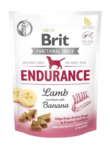 BRIT Funkcjonalne przysmaki endurance jagnięcina i banan 150 g