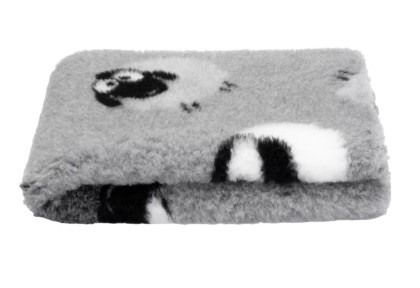 BUBA Dry bed legowisko antypoślizgowe szare w owce