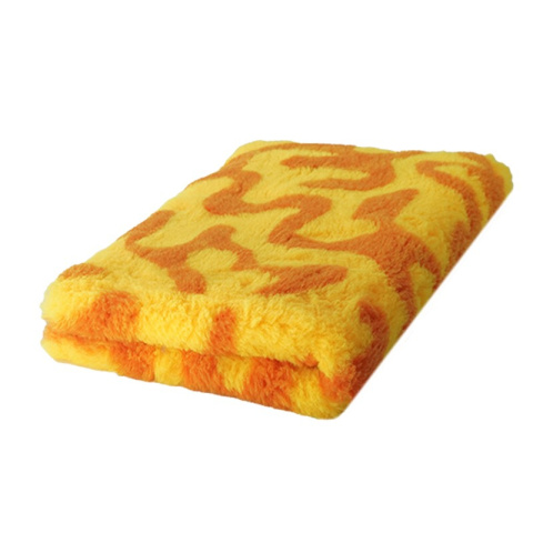 BUBA Dry bed legowisko antypoślizgowe żółto-pomarańczowe zawijasy BUBA Dry bed legowisko antypoślizgowe żółto-pomarańczowe zawijasy