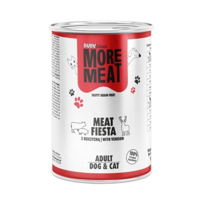 BUBAlicious Karma mokra z dziczyzną 1200 g