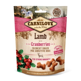 CARNILOVE Crunchy Snack jagnięcina i żurawina 200 g