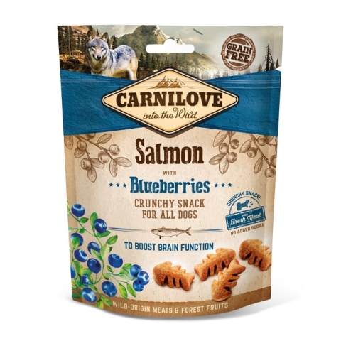 CARNILOVE Crunchy Snack łosoś z jagodami 200 g CARNILOVE Crunchy Snack łosoś z jagodami 200 g
