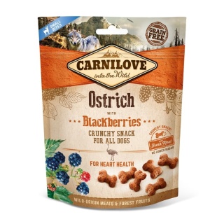 CARNILOVE Crunchy Snack struś i jeżyna 200 g