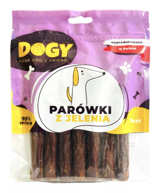 DOGY Parówki z jelenia 7 szt.