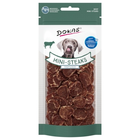 DOKAS Mini Steaks wołowina 50 g DOKAS Mini Steaks wołowina 50 g