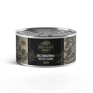 DZIKA POLANA Karma mokra jeleń 100% 410 g