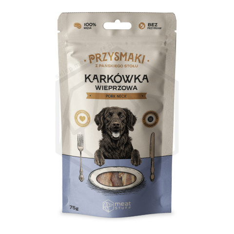 MEAT STUFF Przysmaki z pańskiego stołu - Karkówka wieprzowa 75 g