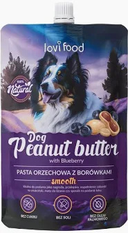 LOVI FOOD Pasta orzechowa z borówkami 300g