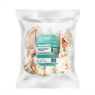 MEAT STUFF Ucho królicze z futrem 5 szt