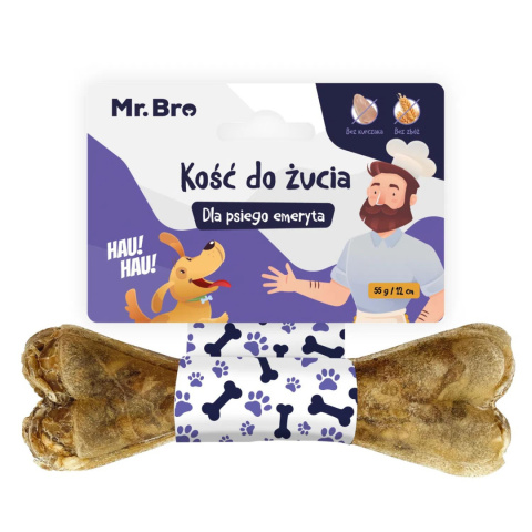 MR. BRO Kość do żucia dla psiego emeryta 12 cm MR. BRO Kość do żucia dla psiego emeryta 12 cm