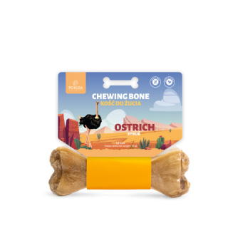 POKUSA Kość do żucia z dodatkiem strusia 12 cm