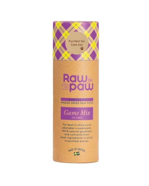 RAW FOR PAW Game Mix dziczyzna liofilizowane przysmaki 45 g RAW FOR PAW Game Mix dziczyzna liofilizowane przysmaki 45 g