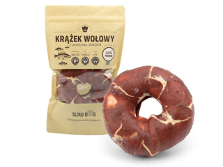 SLOW DOG Krążek wołowy owinięty jagnięciną i dorszem 1 szt.