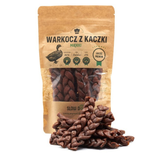 SLOW DOG Warkocz z kaczki (miękki) 250 g