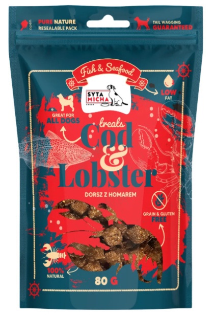 SYTA MICHA Przysmaki z homarem i dorszem 80 g