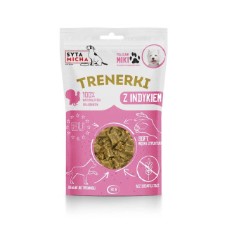 SYTA MICHA Trenerki z indykiem 80 g