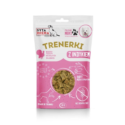 SYTA MICHA Trenerki z indykiem 80 g SYTA MICHA Trenerki z indykiem 80 g