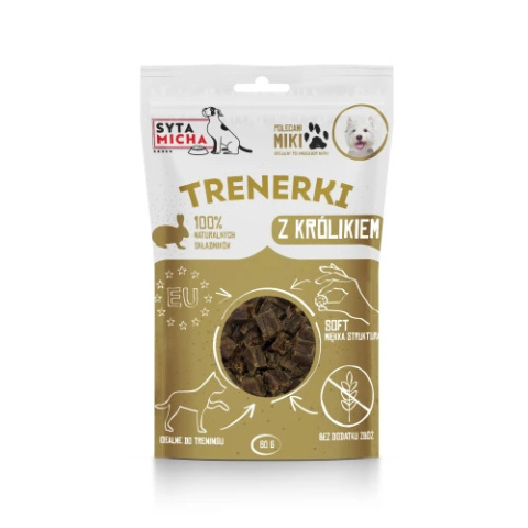 SYTA MICHA Trenerki z królikiem 80 g SYTA MICHA Trenerki z królikiem 80 g
