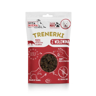 SYTA MICHA Trenerki z wołowiną 80 g