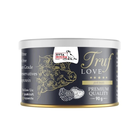 SYTA MICHA TrufLove smaczki z wieprzowiną 90 g SYTA MICHA TrufLove smaczki z wieprzowiną 90 g