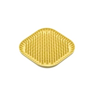 FIBOO Mata spiky jeżomiska 19x19 cm żółta