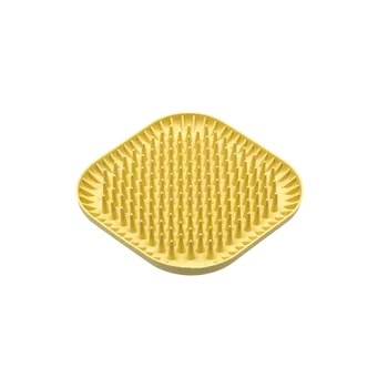 FIBOO Mata spiky jeżomiska 19x19 cm żółta FIBOO Mata spiky jeżomiska 19x19 cm żółta