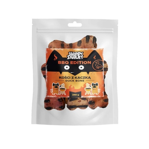 HAPPY SNACKY Kości BBQ z kaczką 240 g