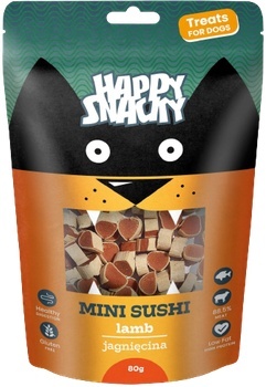 HAPPY SNACKY Mini sushi jagnięcina 80 g