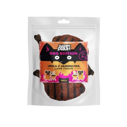 HAPPY SNACKY Udka BBQ z jagnięciną 240 g