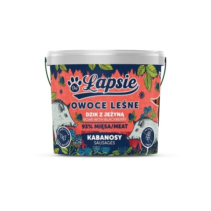 ŁAPSIE Kabanosy dzik z jeżyną 160 g