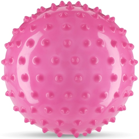 Piłka rehabilitacyjna z kolcami 20 cm różowa Piłka rehabilitacyjna z kolcami 20 cm różowa