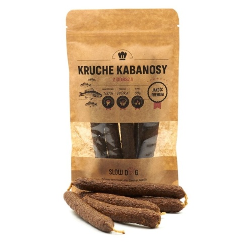 SLOW DOG Kabanosy z dorsza 100 g