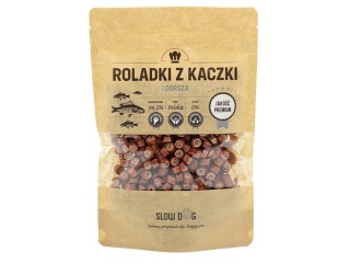 SLOW DOG Roladki z kaczki i dorsza 250g