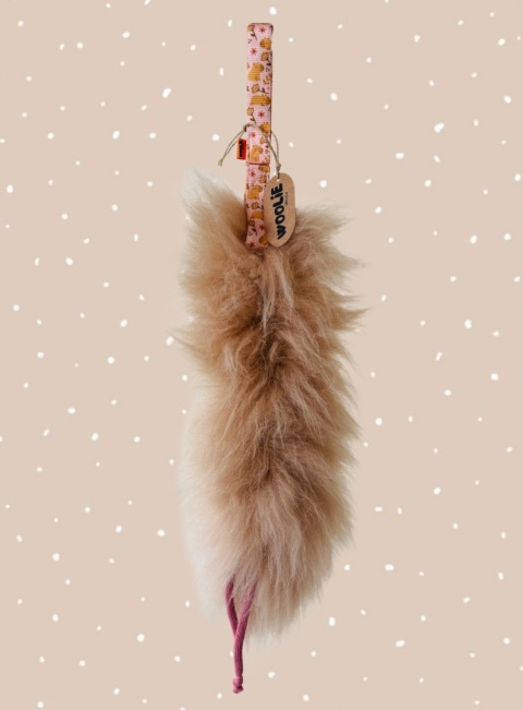 Szarpak pleciony futro beżowe/kapibary SUPER OKAZJA