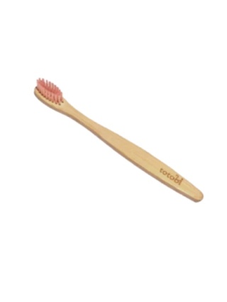 TOTOBI Ekologiczna szczoteczka do zębów różowa