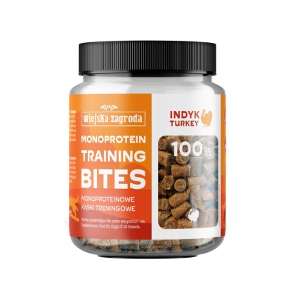 WIEJSKA ZAGRODA Monoproteinowe miękkie kąski treningowe indyk 150 g