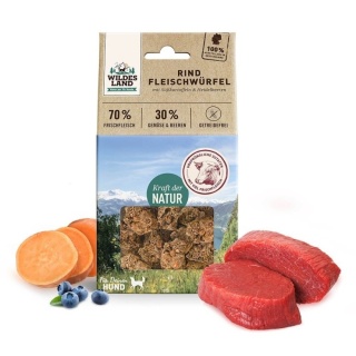 WILDES LAND DOG Kostki z mięsa wołowego 100 g