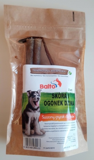 BALTO Skóra dzika i ogonek dzika PREMIUM