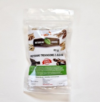 BALTO Przysmak treningowy z jelenia 80 g