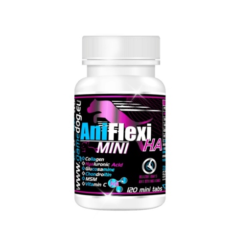 Game Dog AniFlexi HA Mini 120tbl. - preparat wspomagający stawy małych psów, z kwasem hialuronowym