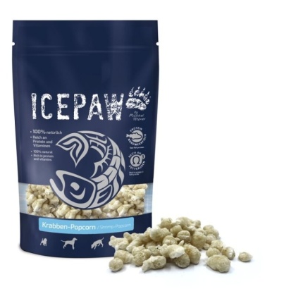 ICEPAW Popcorn z krewetkami 90 g