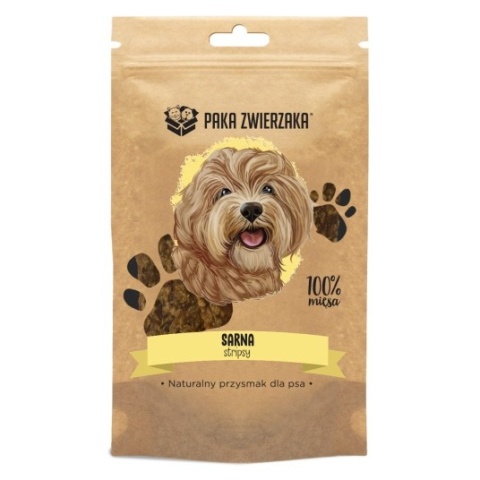 PAKA ZWIERZAKA Stripsy sarna 70 g